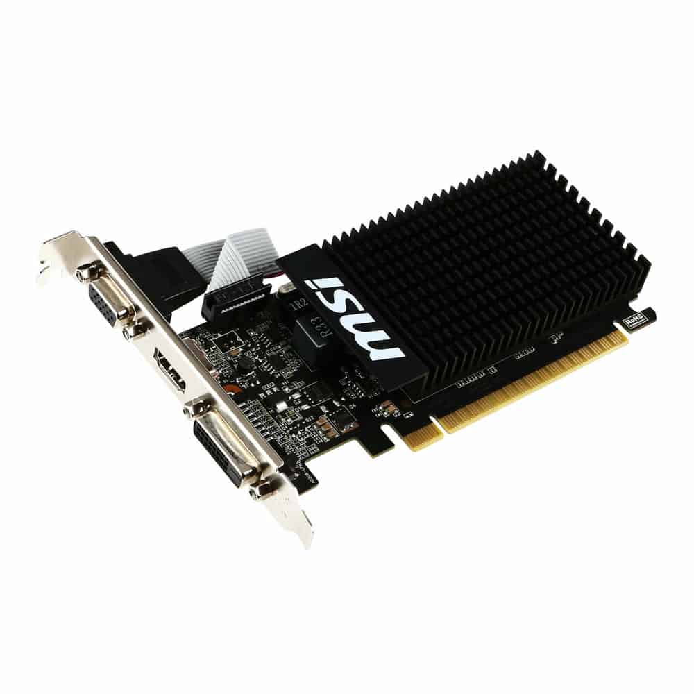 (image for) MSI GeForce GT 710 Passive Silent Graphics Card 2GB